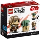 Preview: Box Rückansicht: LEGO Brickheadz 41627 Luke Skywalker und Yoda