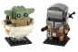 Preview: Inhalt: LEGO Brickheadz 75317 Der Mandalorianer und das Kind