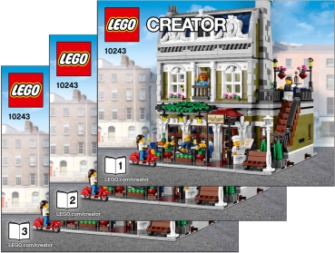 LEGO Creator BAUANLEITUNG 10243 Pariser Restaurant