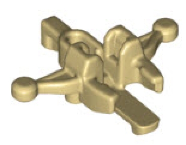 LEGO Waffen 20105 Armbrust mit Mini-Shooter (komplett), beige