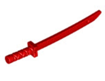 LEGO Waffen 21459 Ninja-Schwert, rot