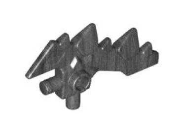 LEGO Waffen 23861 Klinge mit 5 Dornen, perldunkelgrau