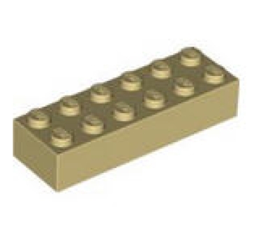 LEGO Steine 2456 Stein 2x6, beige