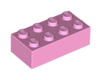 LEGO Steine 3001 Stein 2x4, knallpink