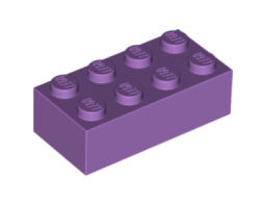 LEGO Steine 3001 Stein 2x4, mittel-lavendel