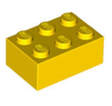 LEGO Steine 3002 Stein 2x3, gelb
