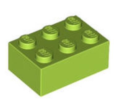 LEGO Steine 3002 Stein 2x3, lindgrün