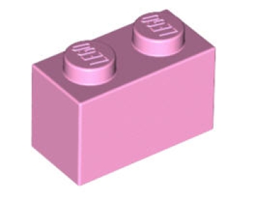 LEGO Steine 3004 Stein 2x1, knallpink