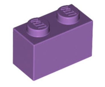 LEGO Steine 3004 Stein 2x1, mittel-lavendel