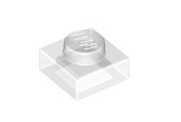 LEGO Platten 3024 Platte 1x1, transparent-klar
