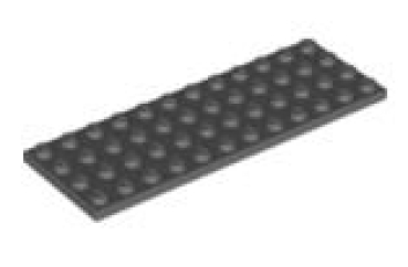 LEGO Platten 3029 Platte 4x12, dunkelgrau