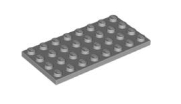 LEGO Platten 3035 Platte 4x8, hellgrau