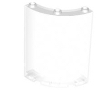LEGO Wandelemente 30562 Viertel-Zylinder 4x4x6, transparent-klar