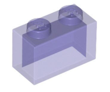 LEGO Steine 3065 Stein 2x1,transparent-purpur