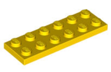 LEGO Platten 3795 Platte 2x6, gelb