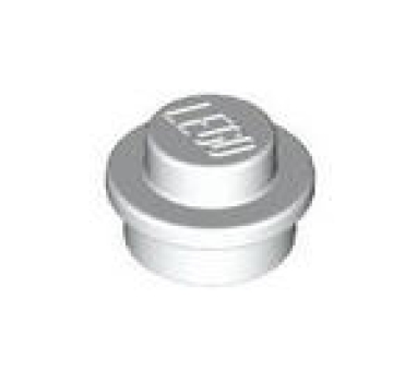 LEGO Platten 4073 Platte rund 1x1, weiß