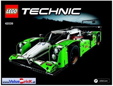 bauanleitung lego technic 42039 Langstrecken-Rennwagen
