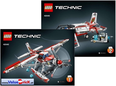 LEGO Technic BAUANLEITUNG 42040 Löschflugzeug