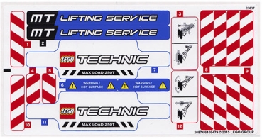 sticker lego technic 42042