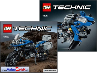 LEGO Technic BAUANLEITUNG 42063 BMW R 1200 GS Adventure