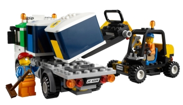 Preview: LEGO City 4206 Recycling-Truck