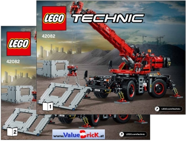 LEGO Technic BAUANLEITUNG 42082 Geländegängiger Kranwagen