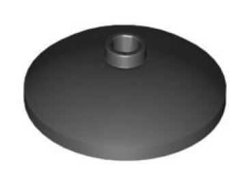 LEGO Schüssel 43898 Radar-Schüssel 3x3, schwarz