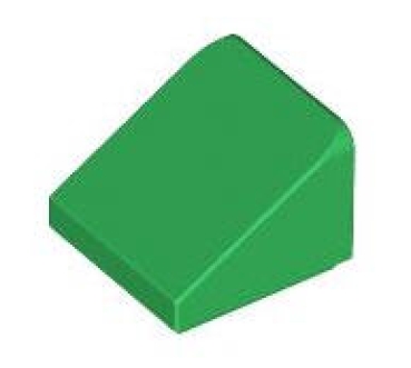 LEGO Schrägsteine 54200 Dachstein 30° 1x1x2/3, grün