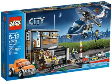 LEGO City 60009 Polizei-Hubschrauber und Räuberversteck - BOX BESCHÄDIGT - NEU&OVP!