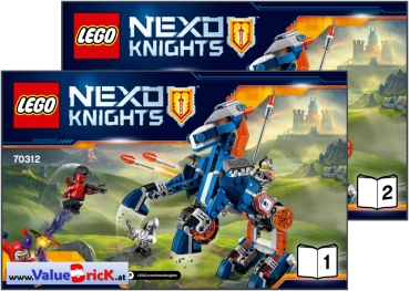 LEGO Nexo Knights BAUANLEITUNG 70312 Lances Robo-Pferd