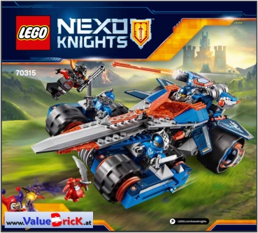 LEGO Nexo Knights BAUANLEITUNG 70315 Clays Klingen-Cruiser