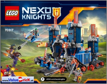 LEGO Nexo Knights BAUANLEITUNG 70317 Fortrex - Die rollende Festung