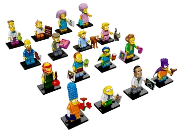 Preview: LEGO Simpsons Serie 2 Minifiguren 71009 Alle 16 Minifiguren