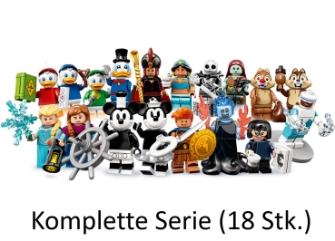 LEGO 71024 Disney alle 18 Minifiguren die komplette Serie der komplette Satz 