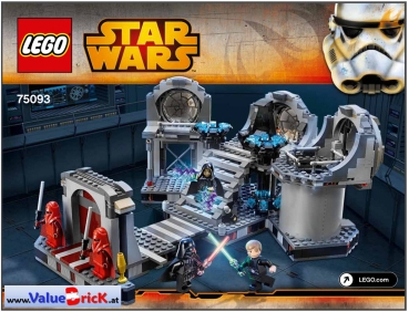 LEGO Star Wars BAUANLEITUNG 75093 Death Star Final Duel