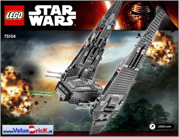 LEGO Star Wars BAUANLEITUNG 75104 Kylo Ren’s Command Shuttle