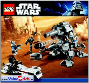 LEGO Star Wars BAUANLEITUNG 7869 Battle for Geonosis