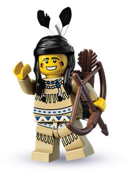 LEGO Minifiguren Serie 1 8683-12 Indianerin