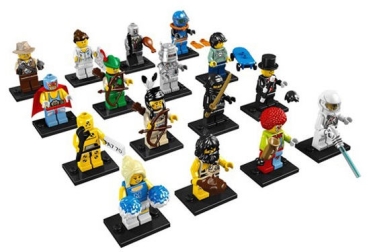 Preview: LEGO Minifiguren Serie 1 8683 Alle 16 Minifiguren