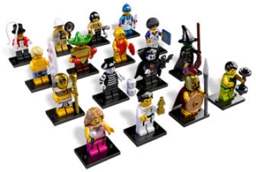 Preview: LEGO Minifiguren Serie 2 8684 Alle 16 Minifiguren