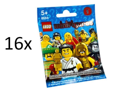 Preview: LEGO Minifiguren Serie 2 8684 Alle 16 Minifiguren