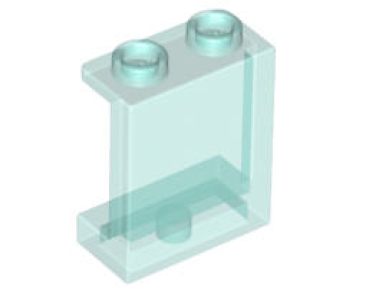 LEGO Wandelemente 94638 Paneel 1x2x2, transparent-hellblau