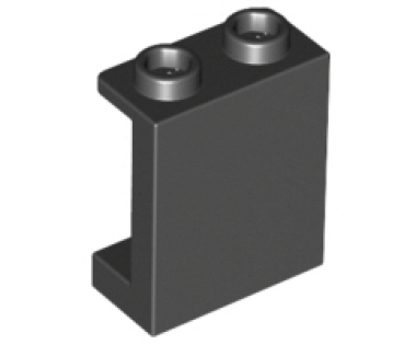 LEGO Wandelemente 87552 Paneel 1x2x2, schwarz