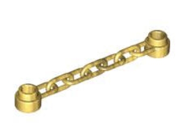 LEGO Ketten 92338 Kette 5 Glieder (6L), perlgold
