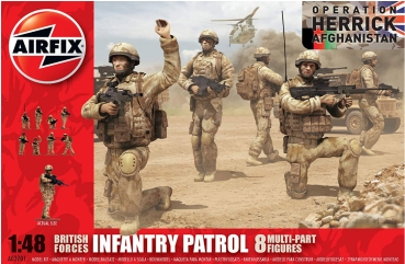 Airfix A03701 British Forces Infantry Patrol Operation Herrick Afghanistan, 1:48