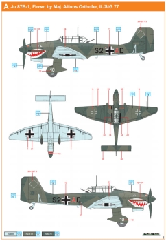Eduard 4431 Ju 87B -Dual Combo- Super 44, 1:144