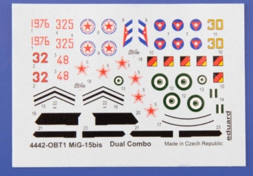 Eduard 4442 MiG-15bis -Dual Combo- Super 44, 1:144