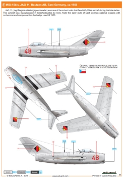 Eduard 4442 MiG-15bis -Dual Combo- Super 44, 1:144