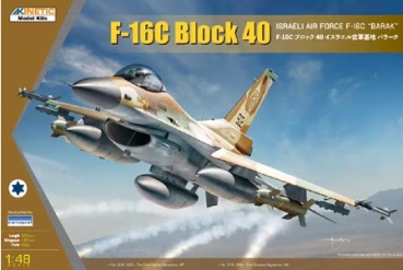 Kinetic K48129 F-16C Block 40 Israeli Air Force F-16C "Barak", 1:48