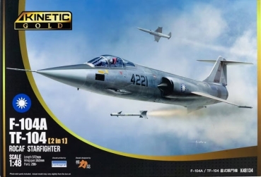 Kinetic K48134 ROCAF F-104A / TF-104 Starfighter, 1:48